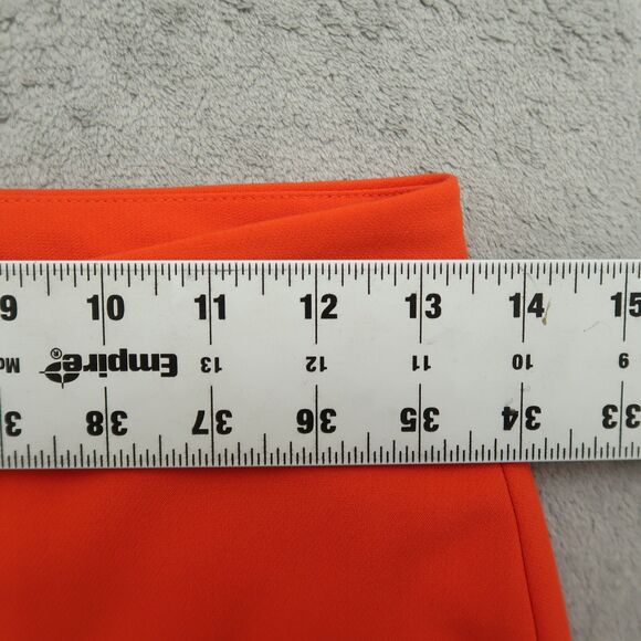 Nine West Pants Women's Size 2 Orange Mid-Rise Kick Flare 26" Inseam Stretch - Picture 3 of 16